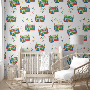 Papel Pintado Castillo de Salto de Casa de Rebote Patrón Lindo d