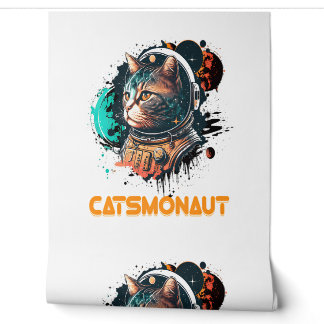 Papel Pintado Catsmonauta Astronauta Gato O Gato Espacial