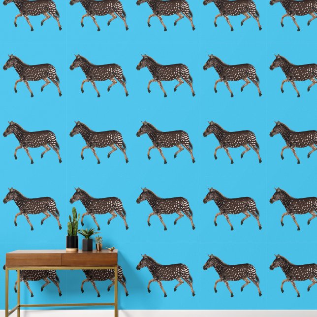 Papel Pintado Cebra de punto de polka (Pasillo)
