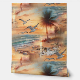 Papel Pintado Celebraciones de Bodas costeros en la playa