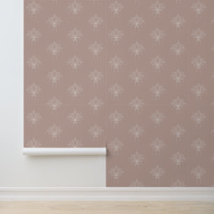 Papel Pintado Celestial Plaster Peach Peach Elegante Floral Lotu