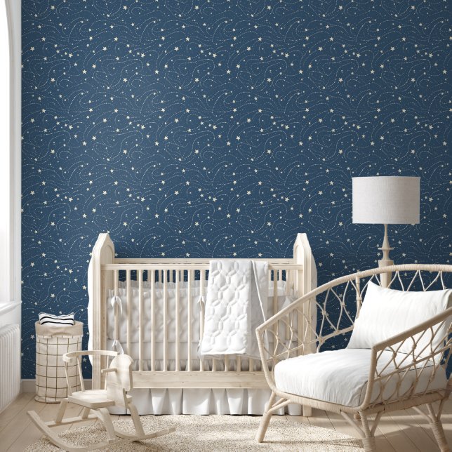 Papel Pintado Celestial Star Trails (Niños)