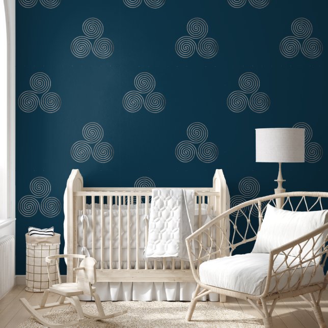 Papel Pintado Celta - Triple espiral / Triskele 2 (Niños)