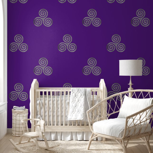 Papel Pintado Celta - Triple espiral / Triskele 4 (Niños)