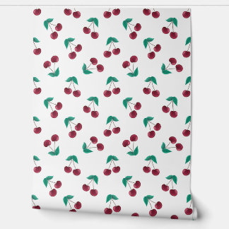 Papel Pintado Cerezas
