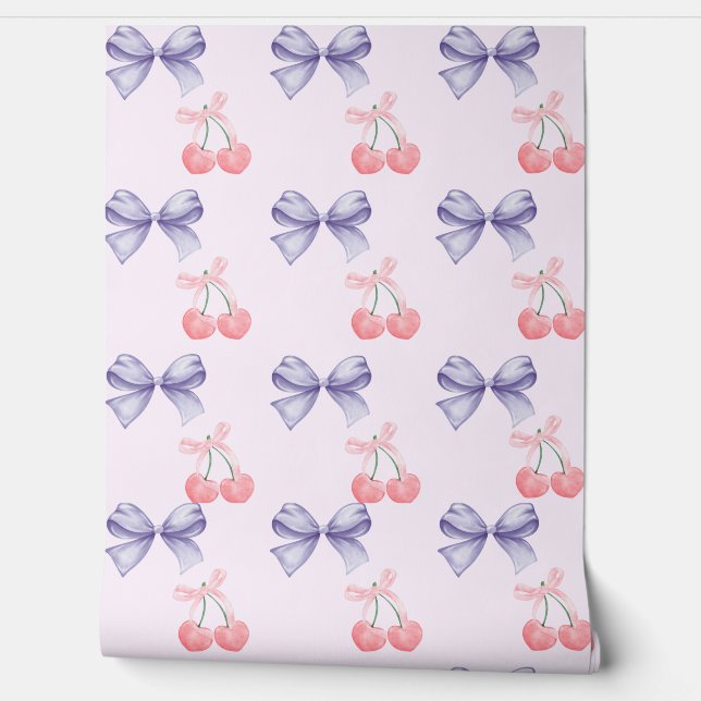Papel Pintado Cerezas y cerezas dulces (Desenrollar)