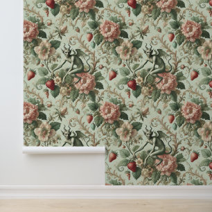 Papel Pintado Cerezos de fresa - Barroco gótico