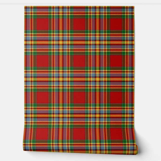 Papel Pintado Chatten Tartan Plaid Scottish Clan (Desenrollar)
