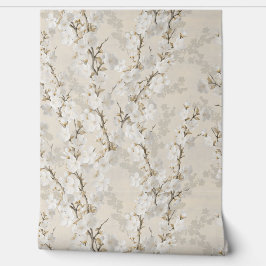 Papel Pintado Cherry blossom neutral - beige