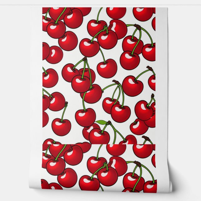 Papel Pintado Cherry Wallpaper (Desenrollar)