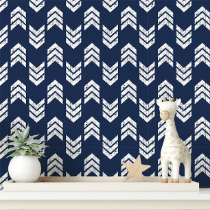 Papel Pintado Chevron de la Armada Flecha