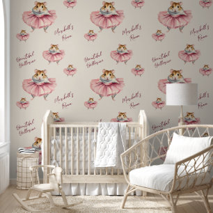 Papel Pintado Chicas de Ballerina Hamster