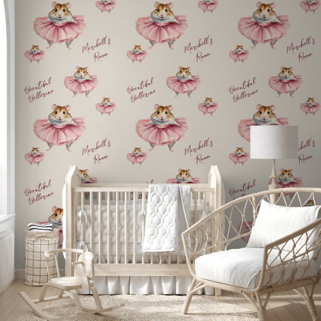Papel Pintado Chicas de Ballerina Hamster (Niños)