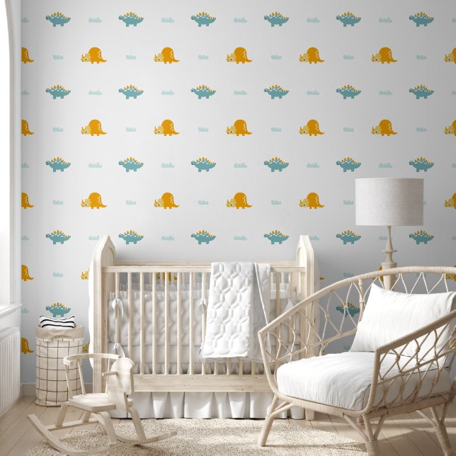 Papel Pintado "Chill Cloud Dinosaur" (Niños)