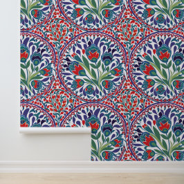 Papel Pintado China otomana con motivos florales