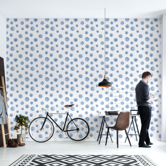 Papel Pintado Chinoiserie Ginger Jar Bubbles Wall Covering (Sala de estar)