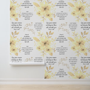 Papel Pintado Christian PRAYER Lemon Floral