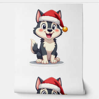 Papel Pintado Christmas Husky Dog Lover Malamute (2)
