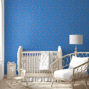 Papel Pintado Cielo de otoño pintado ingenuo