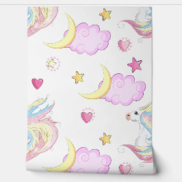 Papel Pintado Cielo de Sueño de Unicornio