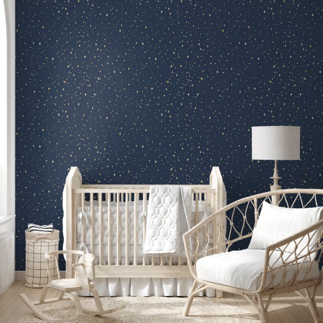 Papel Pintado Cielos celestes azules de medianoche (Niños)