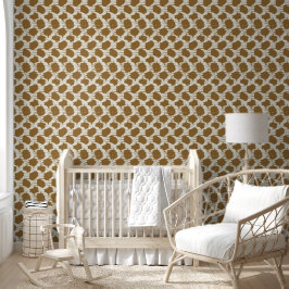 Papel Pintado Círculos boho tonos terrosos minimalista contempor