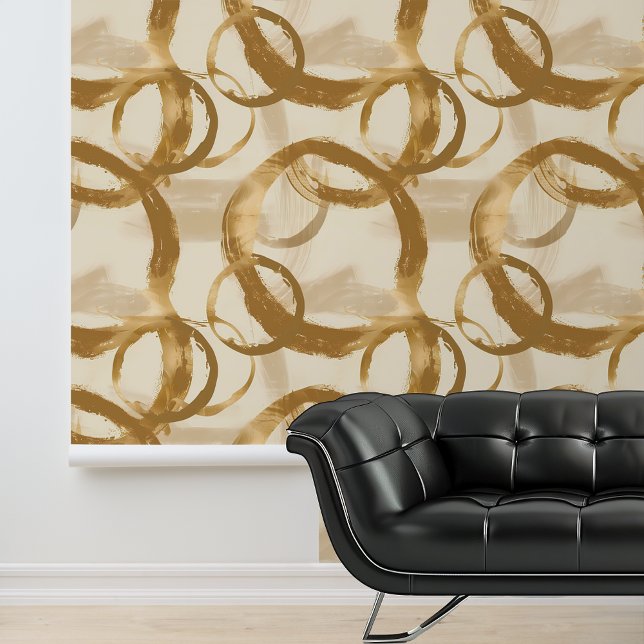 Papel Pintado Círculos de oro Formas circulares (Subido por el creador)