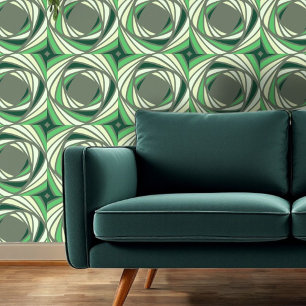 Papel Pintado Círculos verdes