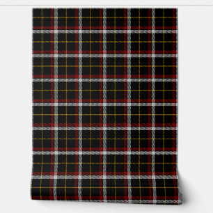 Papel Pintado Clan escocés para el tartán negro