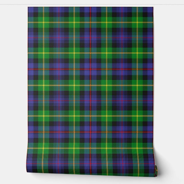 Papel Pintado Clan Farquharson Tartan (Desenrollar)