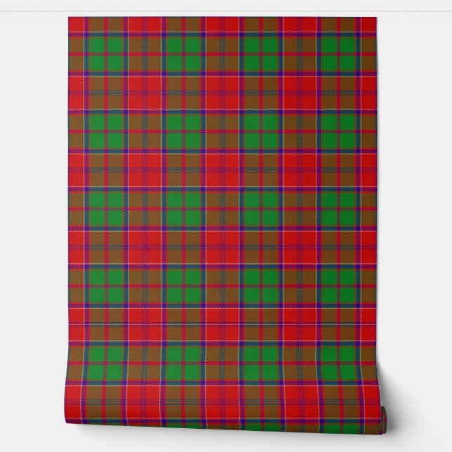 Papel Pintado Clan Grant Tartan (Desenrollar)