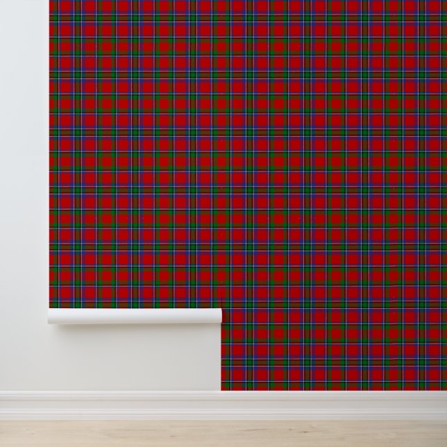 Papel Pintado Clan Sinclair Red Tartan (Solicitud)