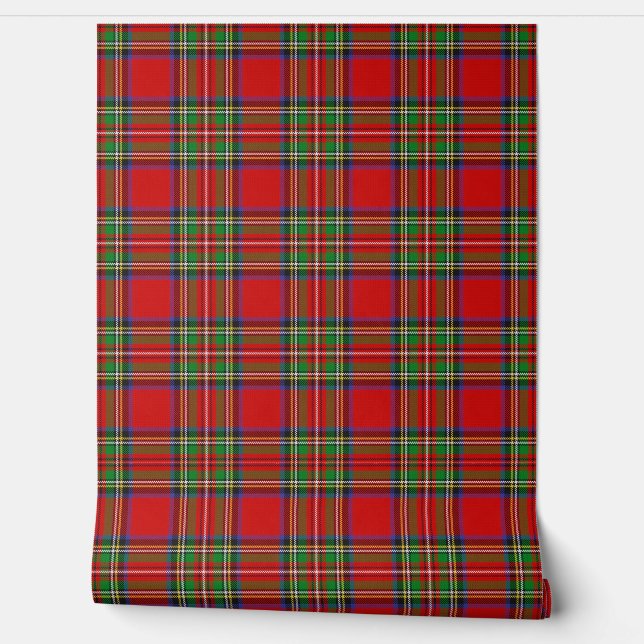 Papel Pintado Clan Stewart Tartan (Desenrollar)