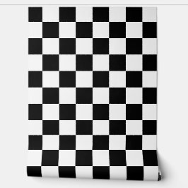 Papel Pintado Clásico blanco con el patrón de estilo cuadrado ne