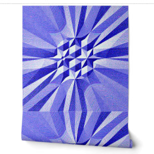 Papel Pintado Clásico de textura azul "Ratti_Creative_Arts"