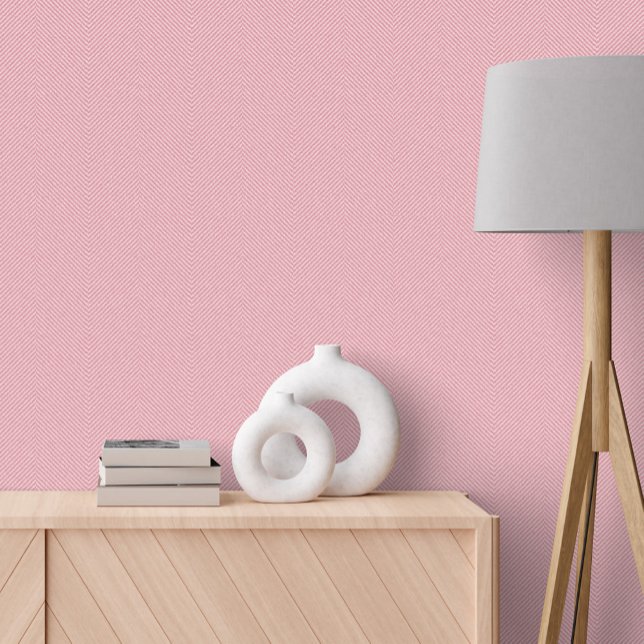 Papel Pintado Clásico simple efecto tuiteado de arenque rosado (Subido por el creador)