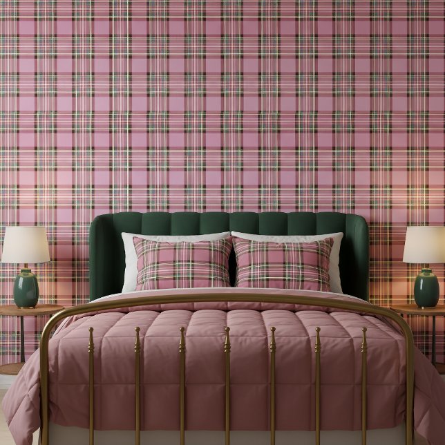 Papel Pintado Classic Tartán Pink Green ID768 (Subido por el creador)
