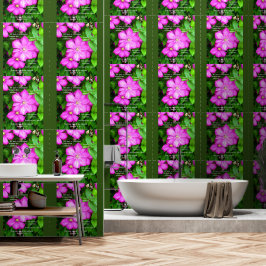 Papel Pintado Clematis con romanos 5:3-5