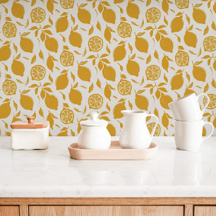 Papel Pintado Cocina de limón picante