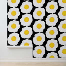 Papel Pintado Cocina Paterinada Bar de desayunos con huevos frit