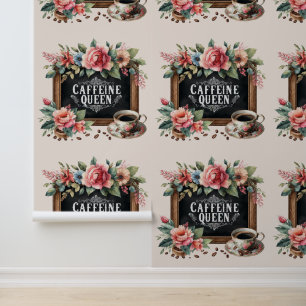 Papel Pintado Coffeecore Feature Wallpaper Caffeine Queen Sticky