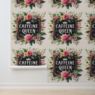 Papel Pintado Coffeecore Feature Wallpaper Caffeine Queen Sticky
