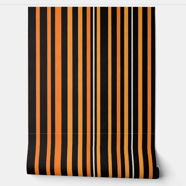 Papel Pintado Colección de lujo Naranja moderno de otoño (Desenrollar)