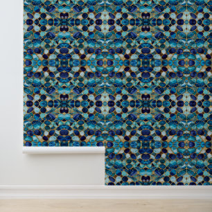 Papel Pintado Colección de Oro Azul Oceánico Popular