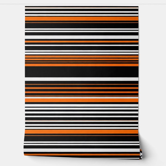 Papel Pintado Colección de otoño popular de lujo naranja (Desenrollar)