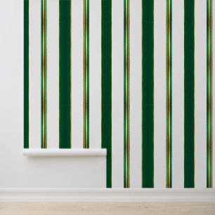 Papel Pintado Colección de texturas de oro verde de moda de líne