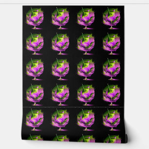 Papel Pintado Colección de tiempo neón-Fiesta moderna