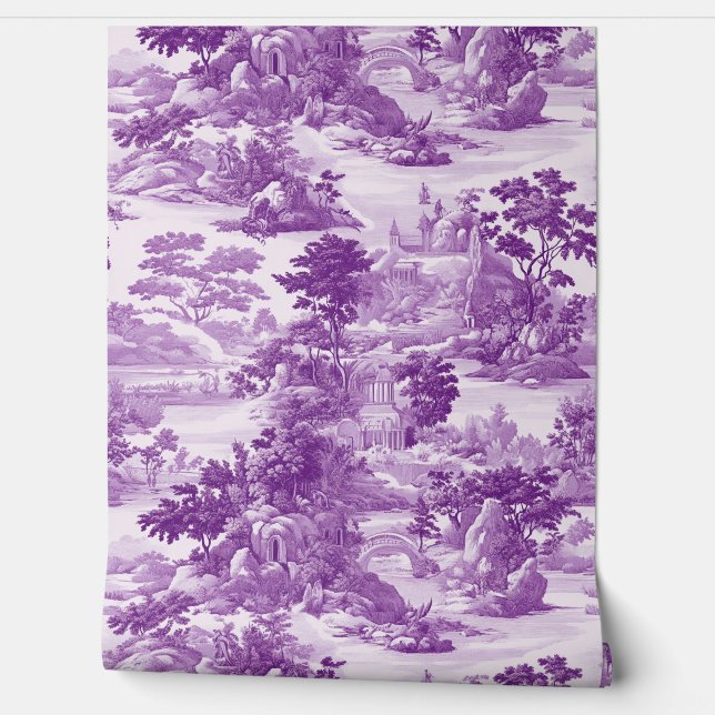 Papel Pintado Colección de valle de violeta encantado (Desenrollar)