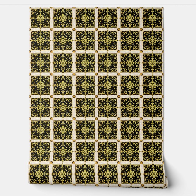 Papel Pintado Colección floral elegante de lujo moderna (Desenrollar)