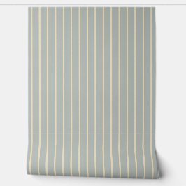 Papel Pintado Colección Pinstripes Gray Blue Farm Land